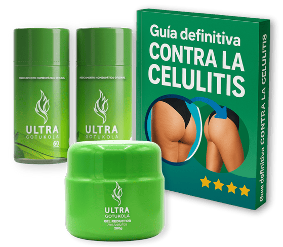 2X Ultra Gotukola para la celulitis + Guía definitiva contra la celulitis GRATIS + Gel Hidratante