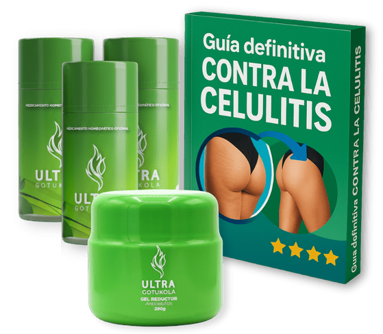 3X Ultra Gotukola para la celulitis + Guía definitiva contra la celulitis GRATIS+ Gel Hidratante