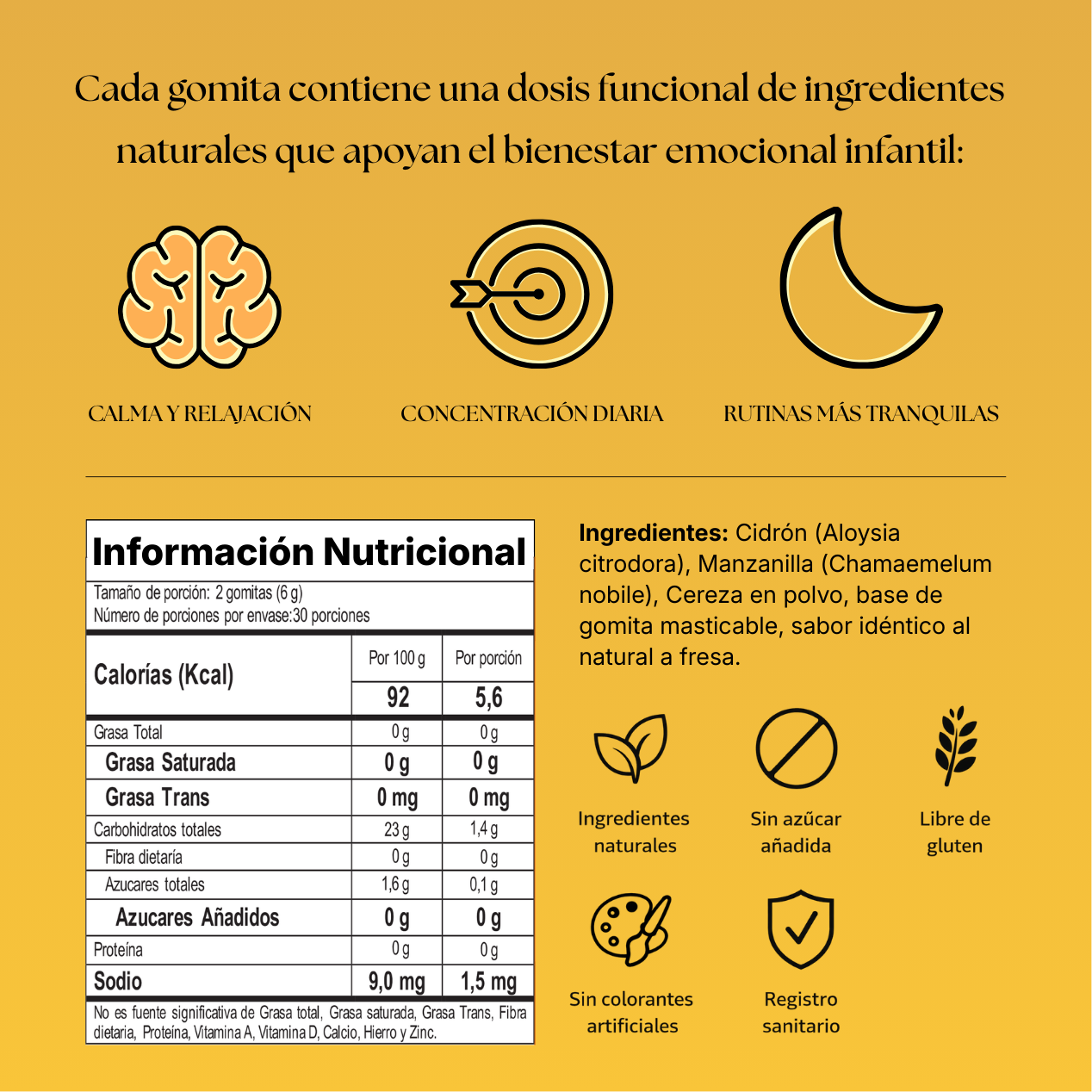 GomiKids de cidron de manzana